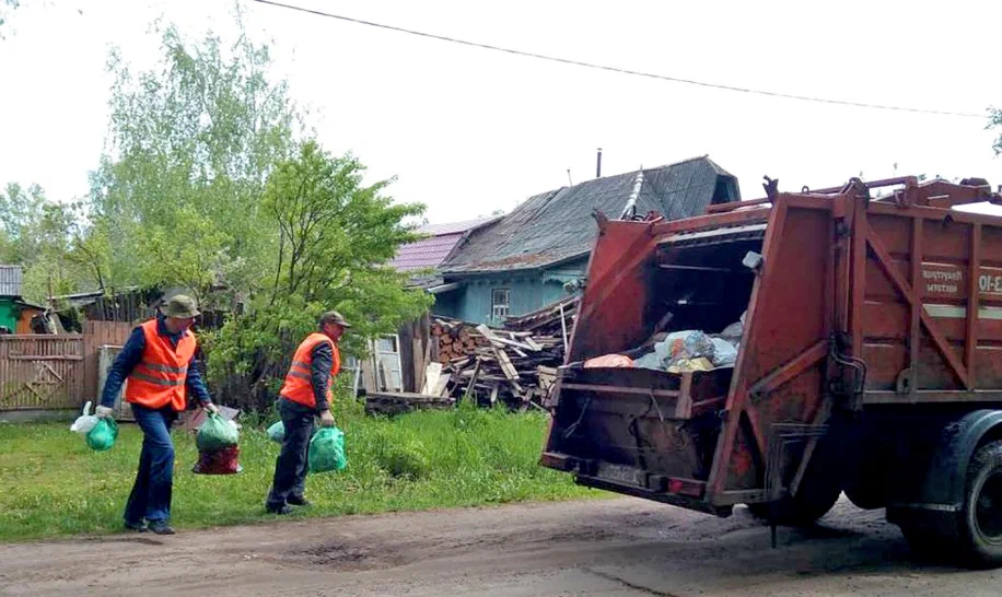 Вывоз мусора из частного дома в Новокузнецке в октябре