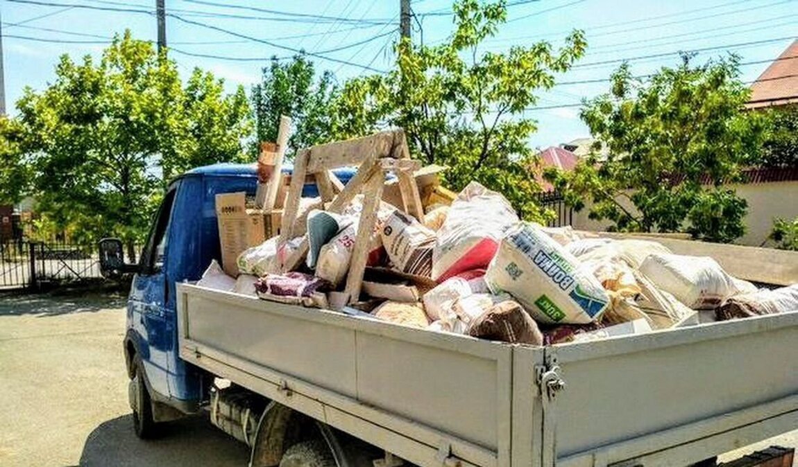 Вывоз мусора Газелью в Новокузнецке в октябре