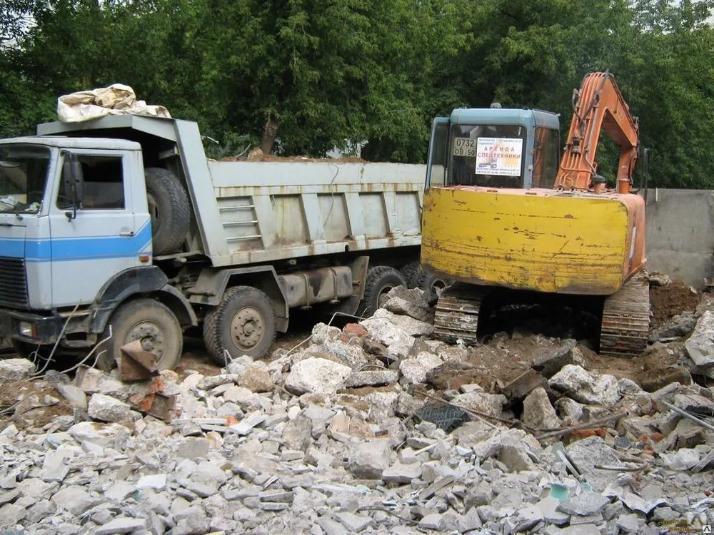 Вывоз бетонного боя и утилизация в Новокузнецке в октябре